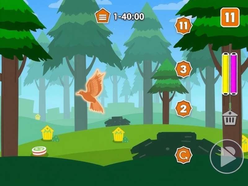 Swift Ace Forest Frenzy Gameplay Screenshot